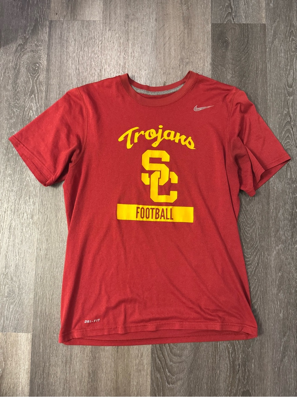Nike Dri-Fit USC Trojans Football T-Shirt Medium